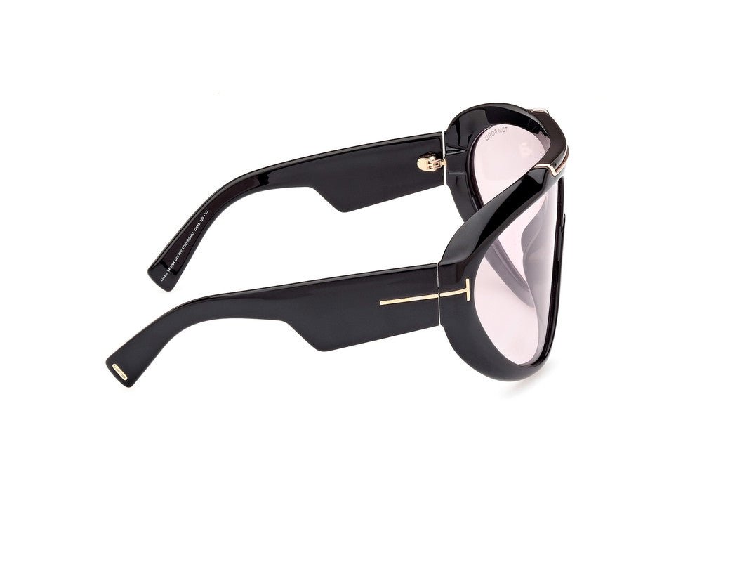 Shiny Black Male Sunglasses Tom Ford 889214474452