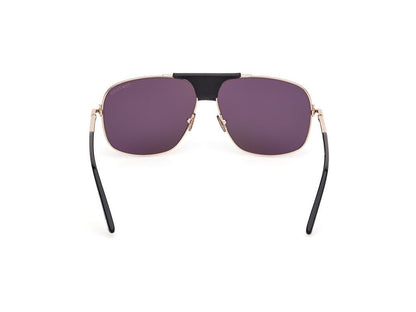 Shiny Rose Gold Male Sunglasses Tom Ford 889214477453