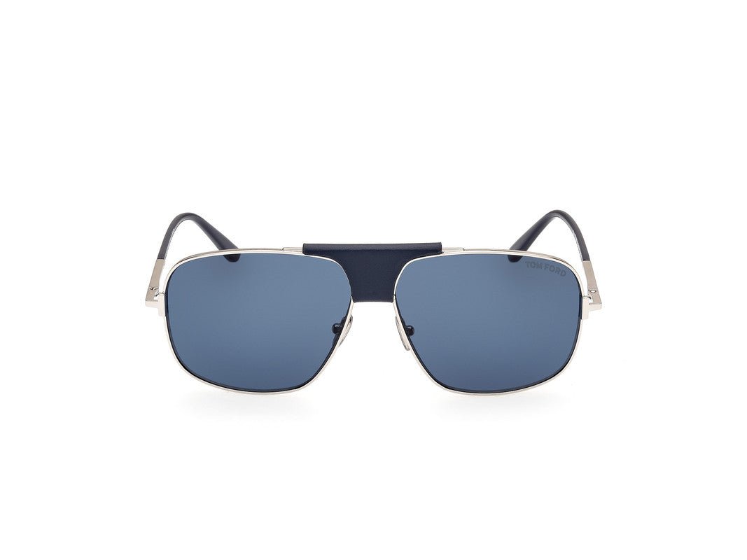 Shiny Palladium Male Sunglasses Tom Ford 889214477446