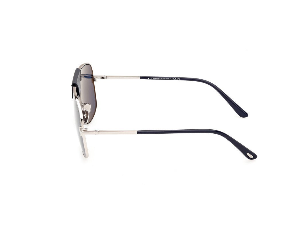 Shiny Palladium Male Sunglasses Tom Ford 889214477446