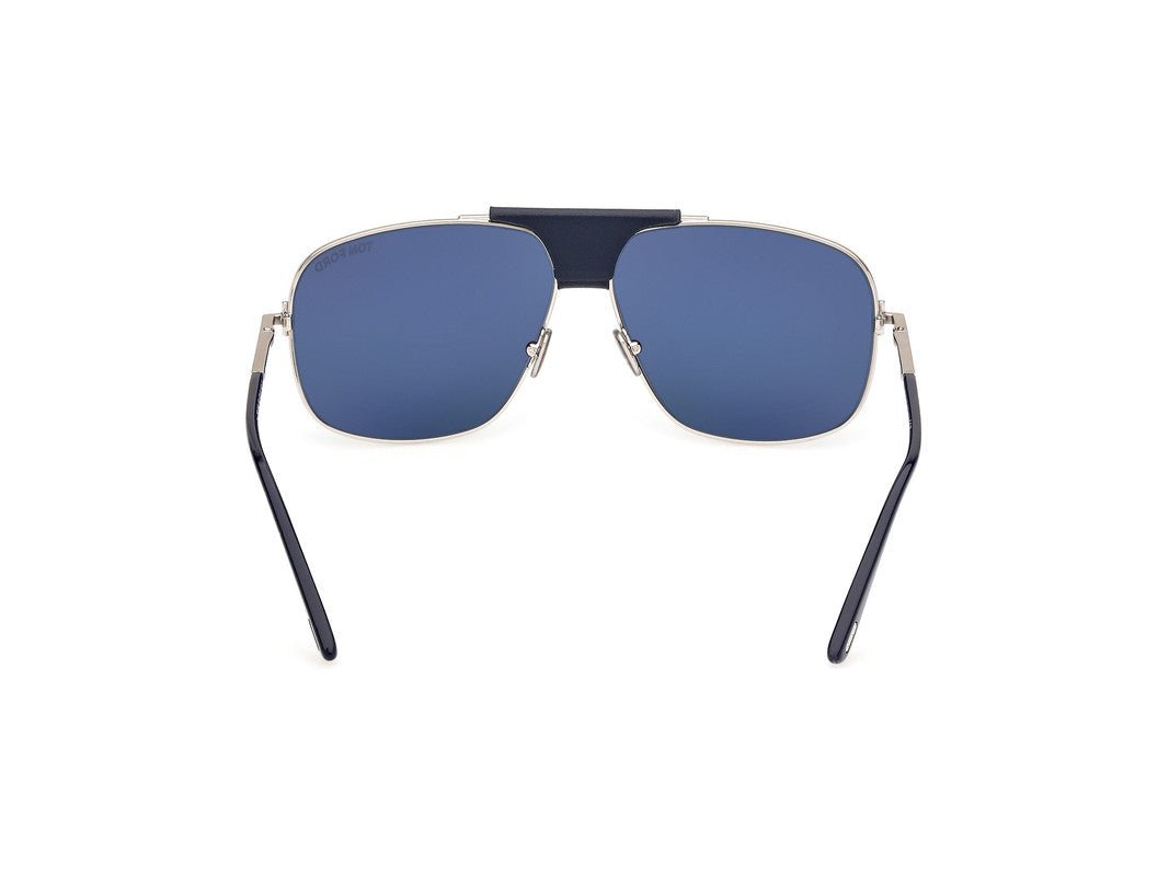 Shiny Palladium Male Sunglasses Tom Ford 889214477446