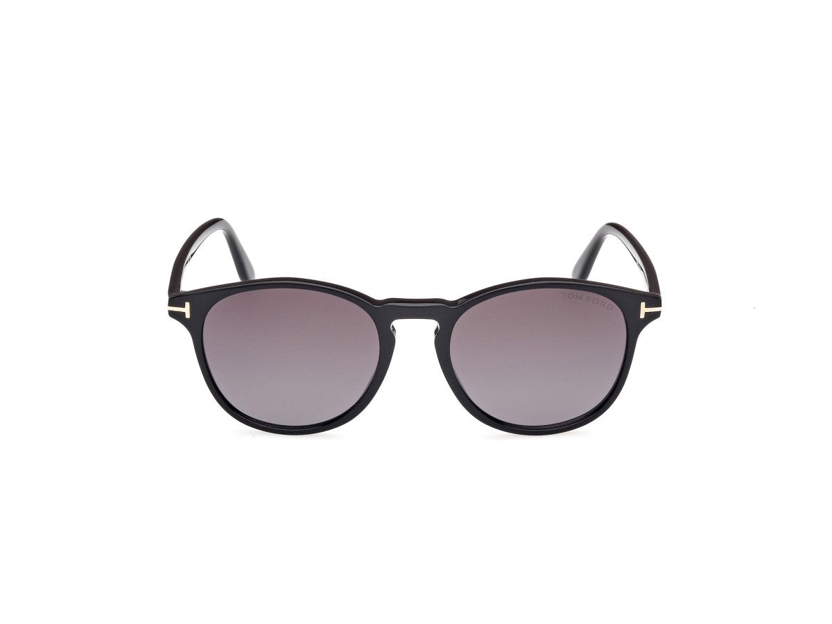 Shiny Black Gradient Smoke Male Sunglasses Tom Ford 889214477903