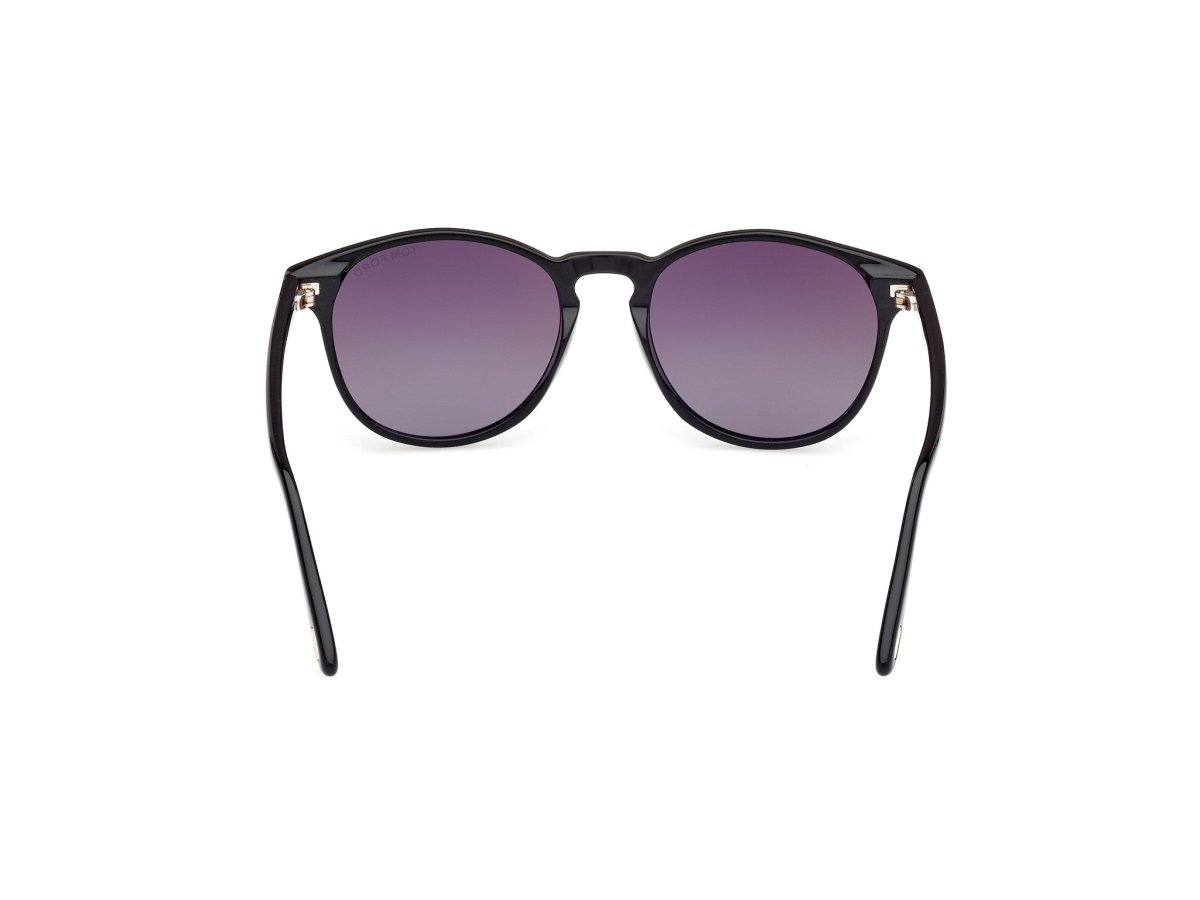 Shiny Black Gradient Smoke Male Sunglasses Tom Ford 889214477903
