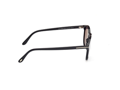 Shiny Black Gradient Smoke Male Sunglasses Tom Ford 889214477903