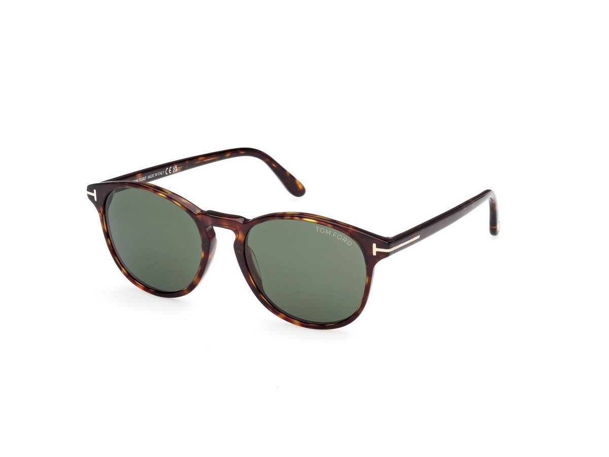 Dark Havana Green Male Sunglasses Tom Ford 889214477927
