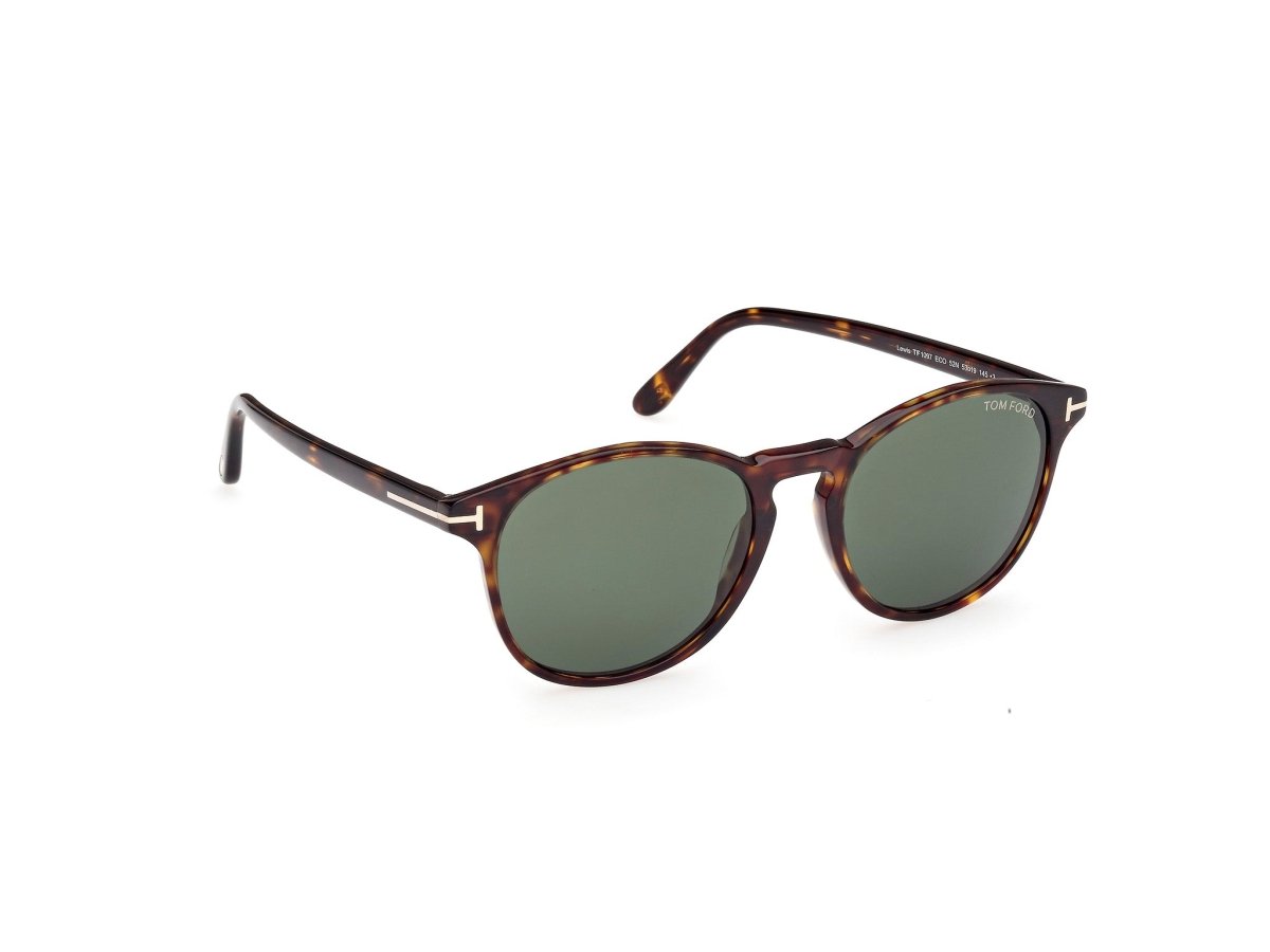 Dark Havana Green Male Sunglasses Tom Ford 889214477927
