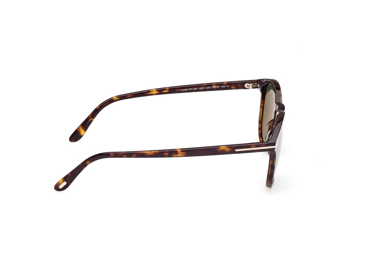 Dark Havana Green Male Sunglasses Tom Ford 889214477927