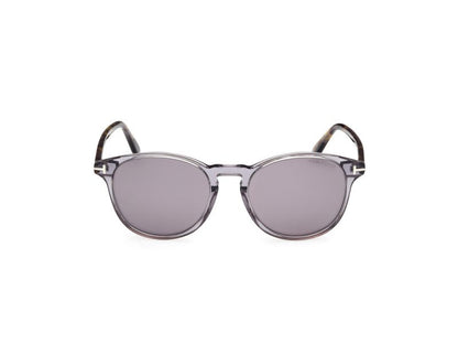 Shiny Grey Male Sunglasses Tom Ford 889214477910