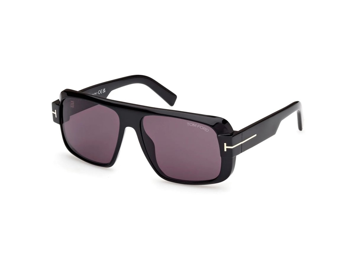 FT1101 Turner - Tom Ford - Shiny Black(01A) - 58mm - Ardor Eyewear