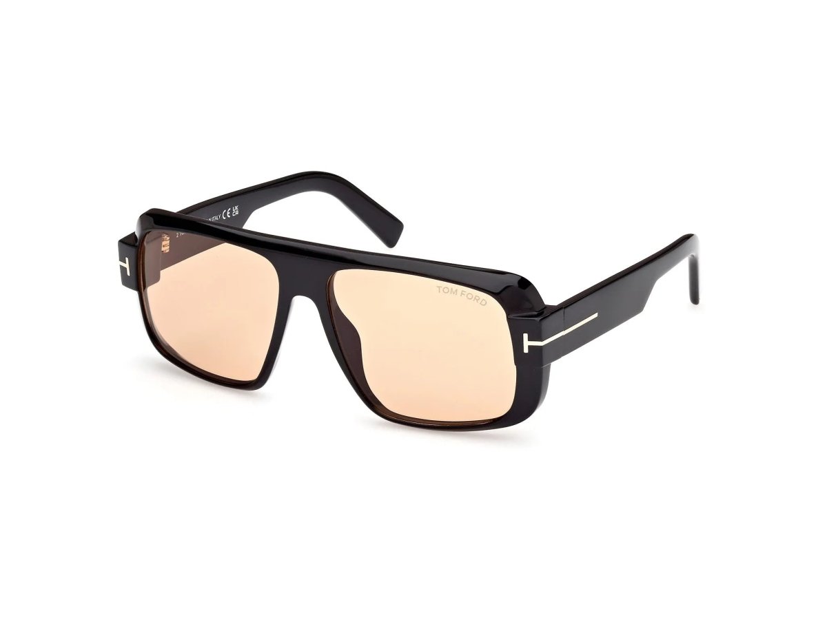 FT1101 Turner - Tom Ford - Shiny Black(01E) - 58mm - Ardor Eyewear