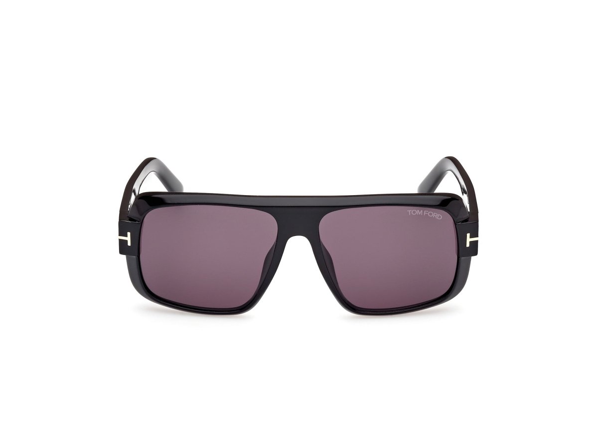 Shiny Black Male Sunglasses Tom Ford 889214479600