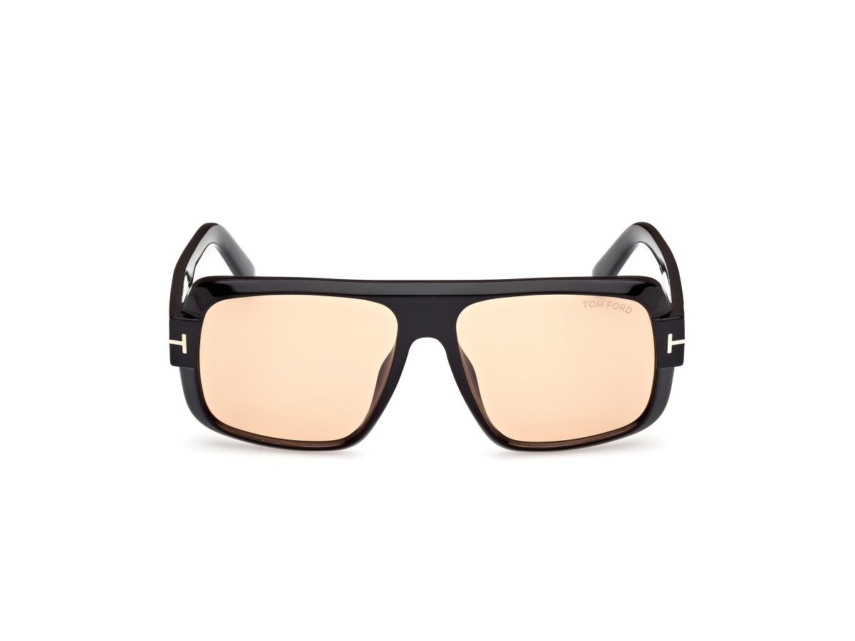Shiny Black Male Sunglasses Tom Ford 889214479617