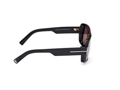 Shiny Black Male Sunglasses Tom Ford 889214479600