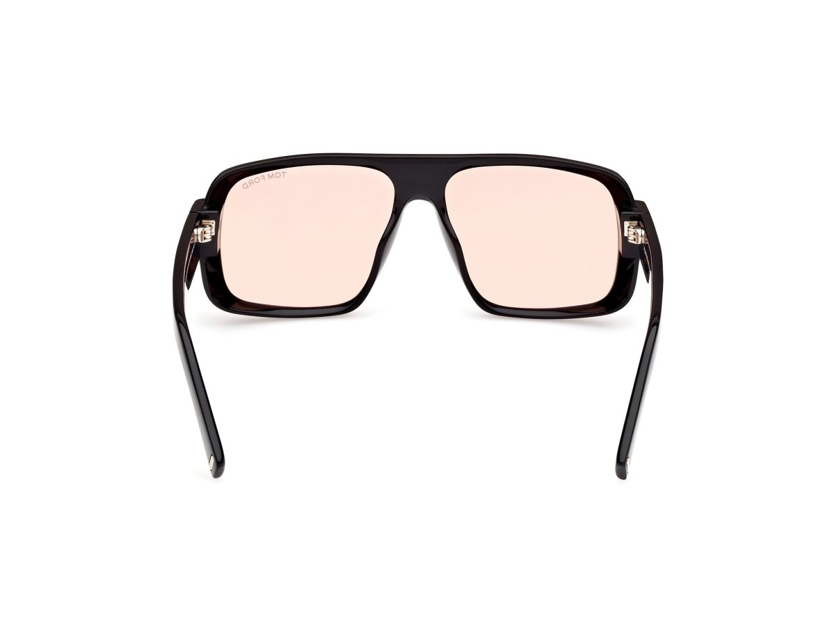 Shiny Black Male Sunglasses Tom Ford 889214479617