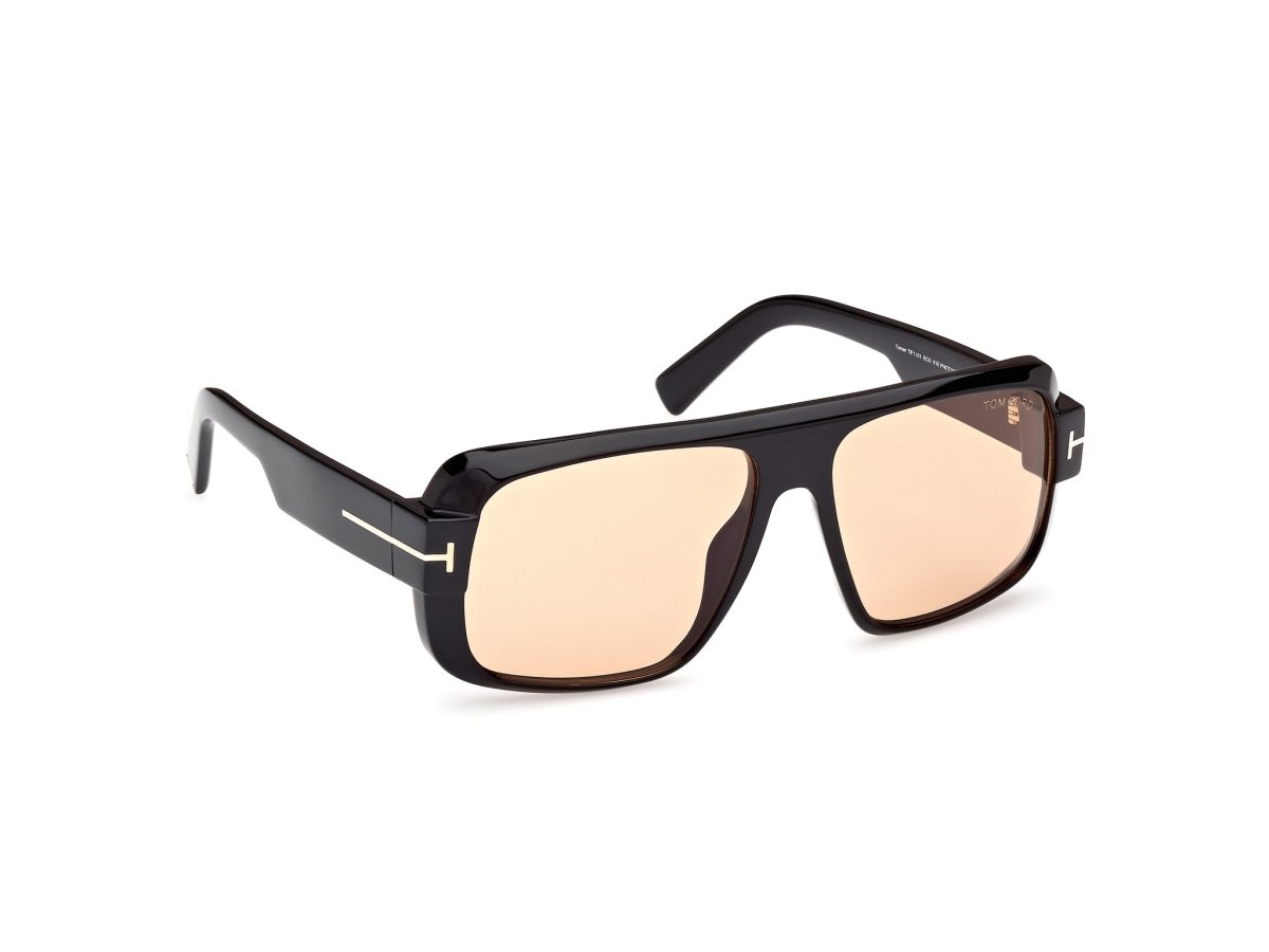 Shiny Black Male Sunglasses Tom Ford 889214479617
