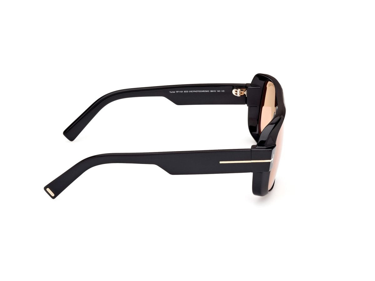 Shiny Black Male Sunglasses Tom Ford 889214479617