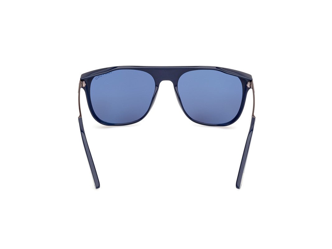 Shiny Blue Male Sunglasses Tom Ford 889214479778