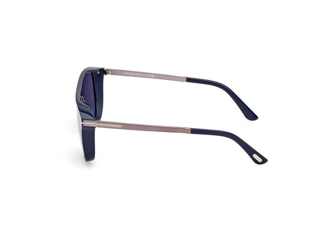 Shiny Blue Male Sunglasses Tom Ford 889214479778