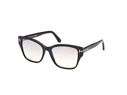 Shiny Black Female Sunglasses Tom Ford 889214477552
