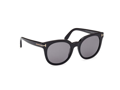 Shiny Black Female Sunglasses Tom Ford 889214480361
