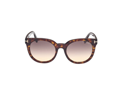 Dark Havana Female Sunglasses Tom Ford 889214477637