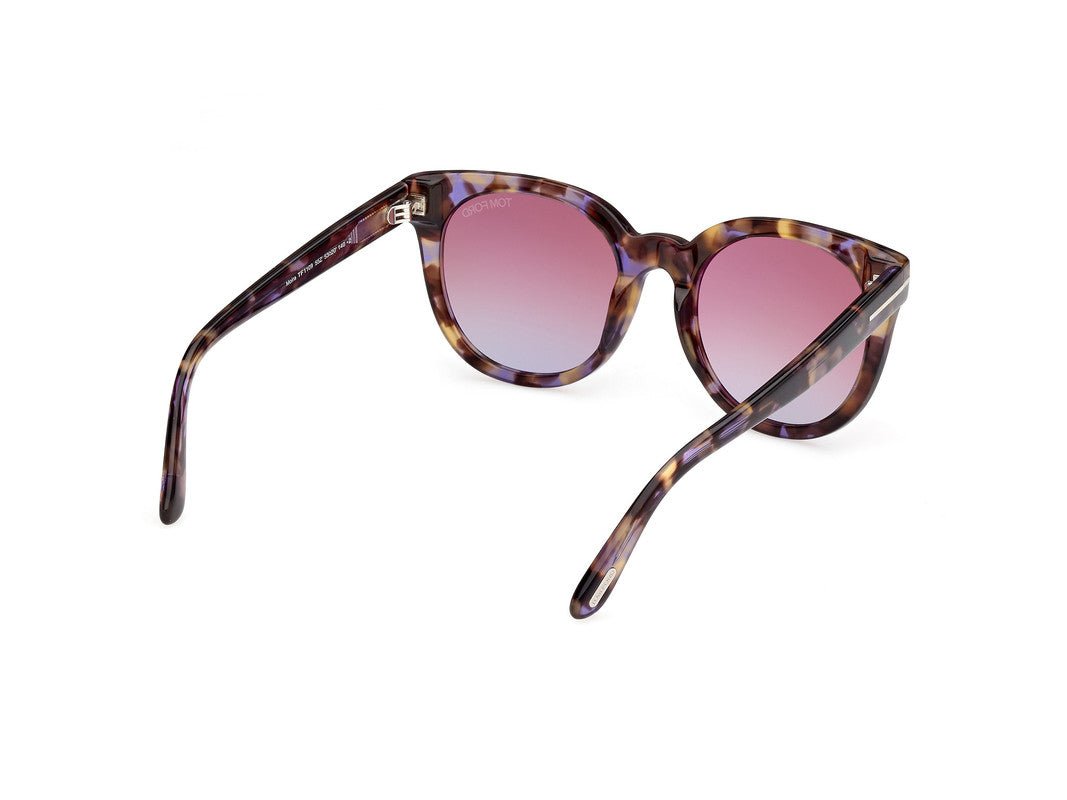 Coloured Havana Female Sunglasses Tom Ford 889214477651