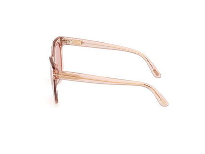 Shiny Light Pink Female Sunglasses Tom Ford 889214477668