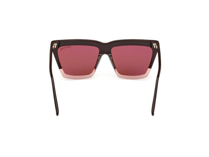 Shiny Dark Brown Female Sunglasses Tom Ford 889214477699