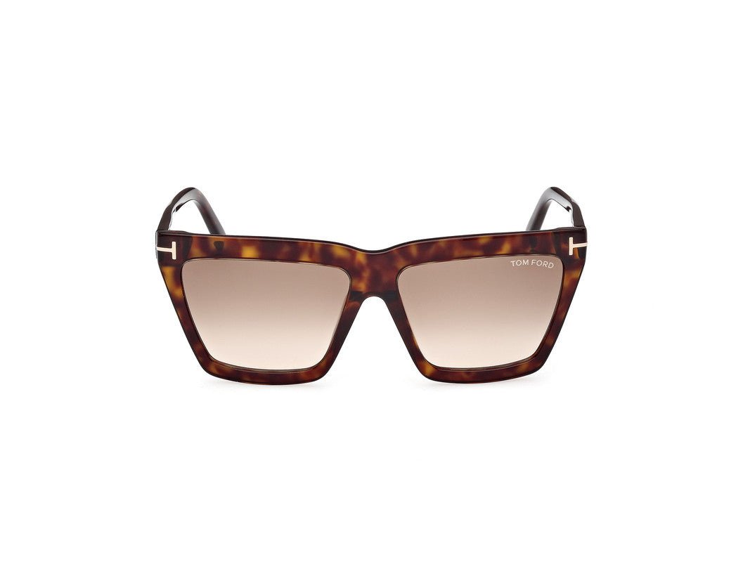Dark Havana Female Sunglasses Tom Ford 889214477705