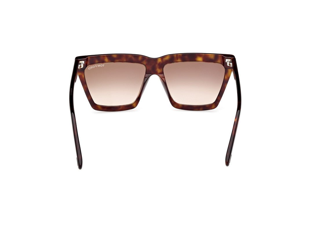 Dark Havana Female Sunglasses Tom Ford 889214477705