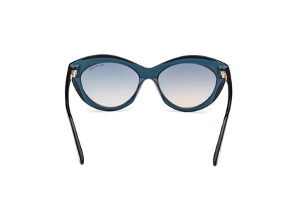 Shiny Blue Female Sunglasses Tom Ford 889214477767