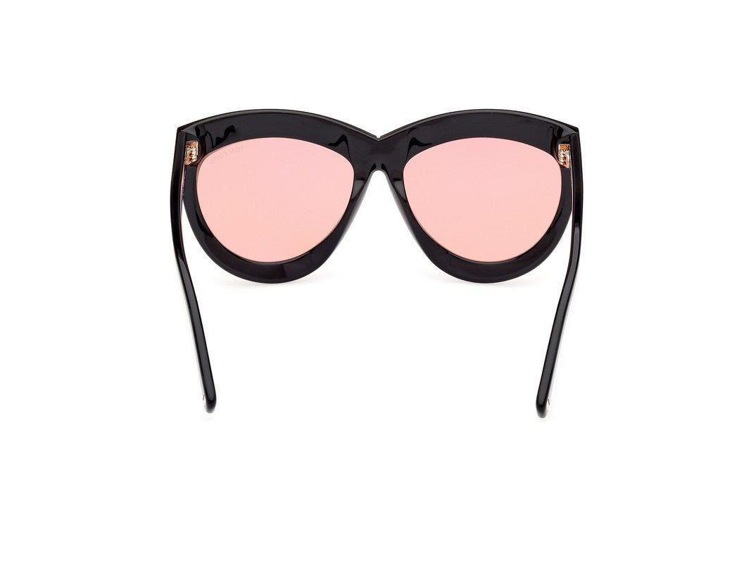 Shiny Black Female Sunglasses Tom Ford 889214479853