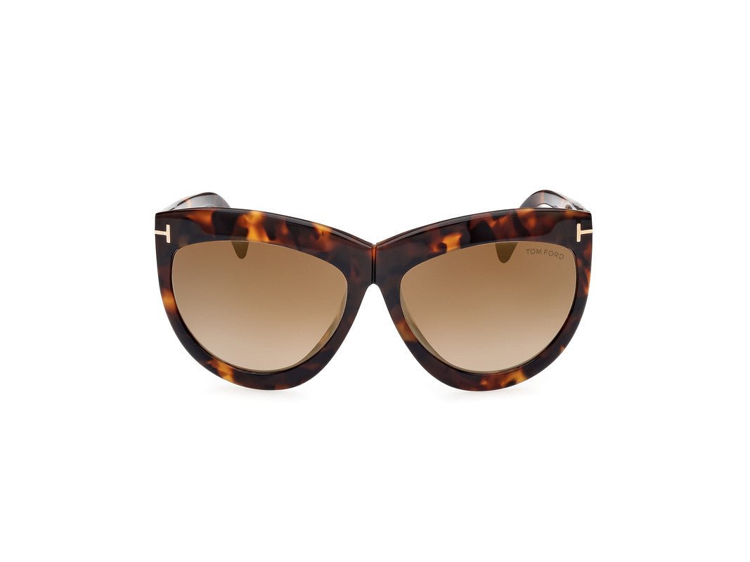 Blonde Havana Female Sunglasses Tom Ford 889214479860