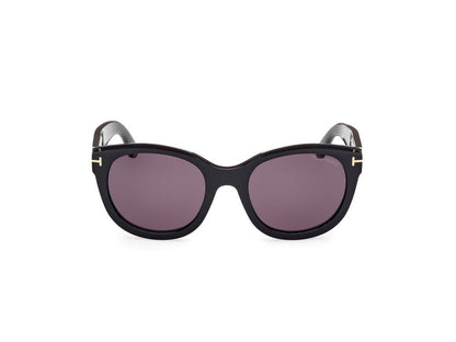 Shiny Black Female Sunglasses Tom Ford 889214479907