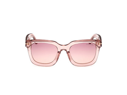 Shiny Light Pink Female Sunglasses Tom Ford 889214479969