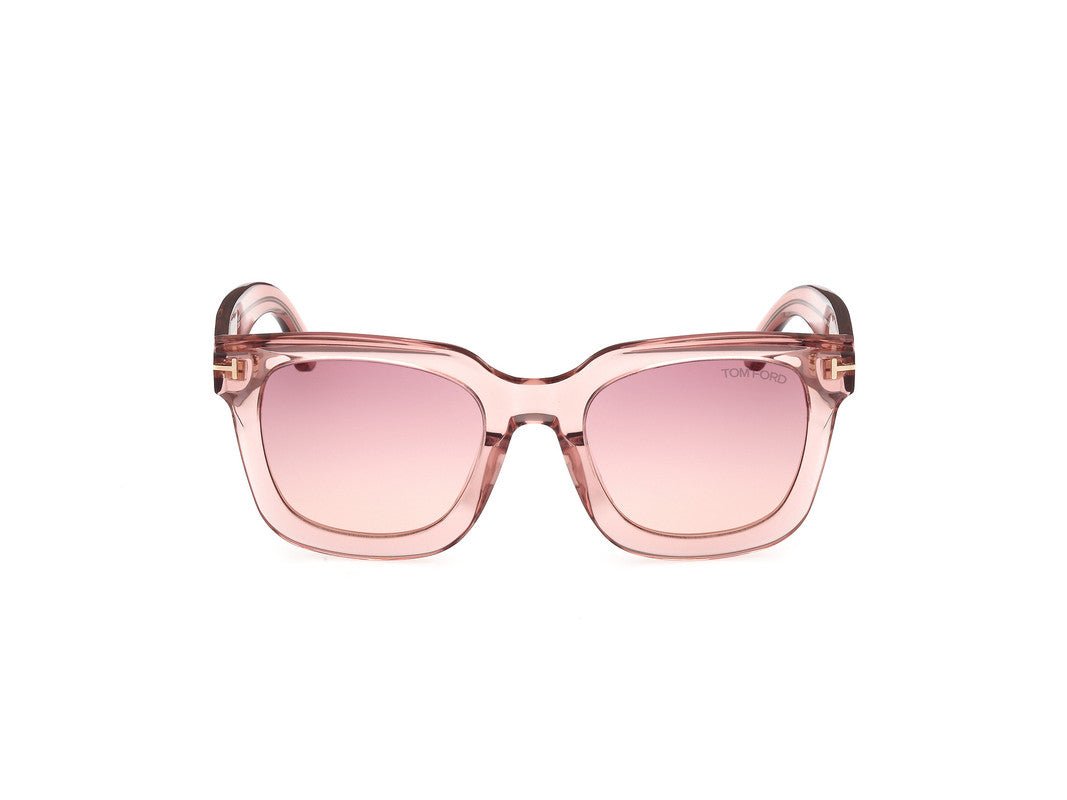 Shiny Light Pink Female Sunglasses Tom Ford 889214479969