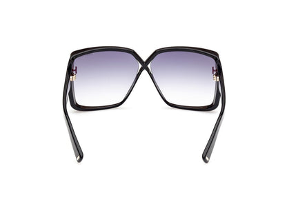 Shiny Black Female Sunglasses Tom Ford 889214477804