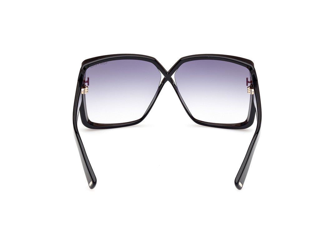 Shiny Black Female Sunglasses Tom Ford 889214477804