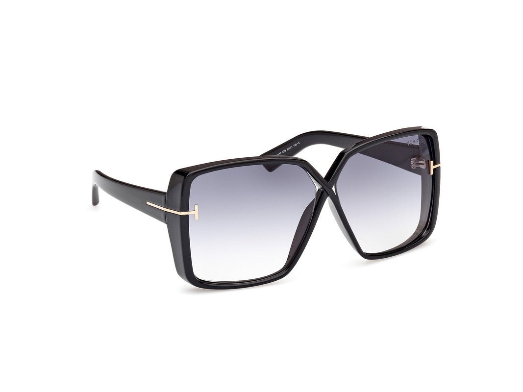 Shiny Black Female Sunglasses Tom Ford 889214477804