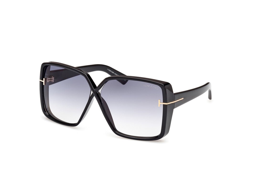 Shiny Black Female Sunglasses Tom Ford 889214477804