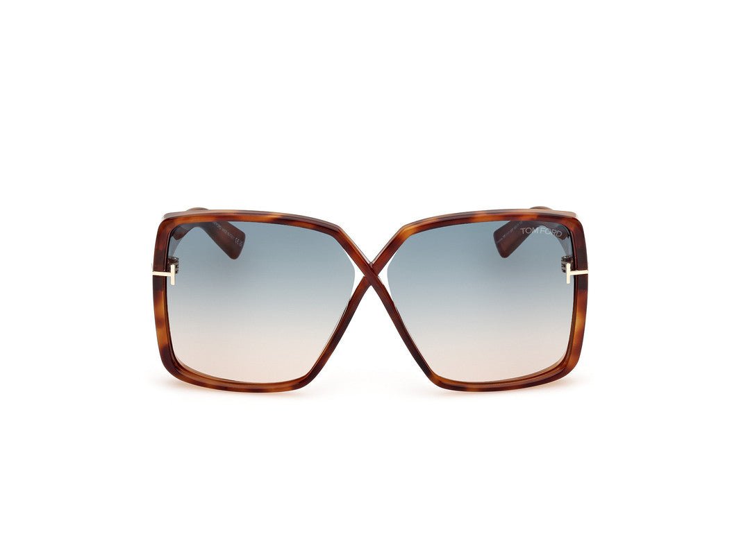 Blonde Havana Female Sunglasses Tom Ford 889214477811