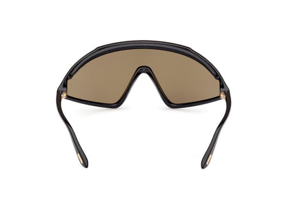 Shiny Black Male Sunglasses Tom Ford 889214476579