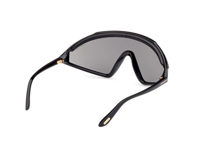 Shiny Black Male Sunglasses Tom Ford 889214476555