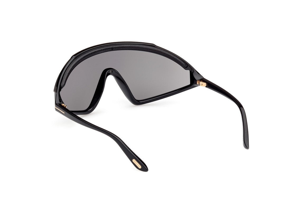 Shiny Black Male Sunglasses Tom Ford 889214476555