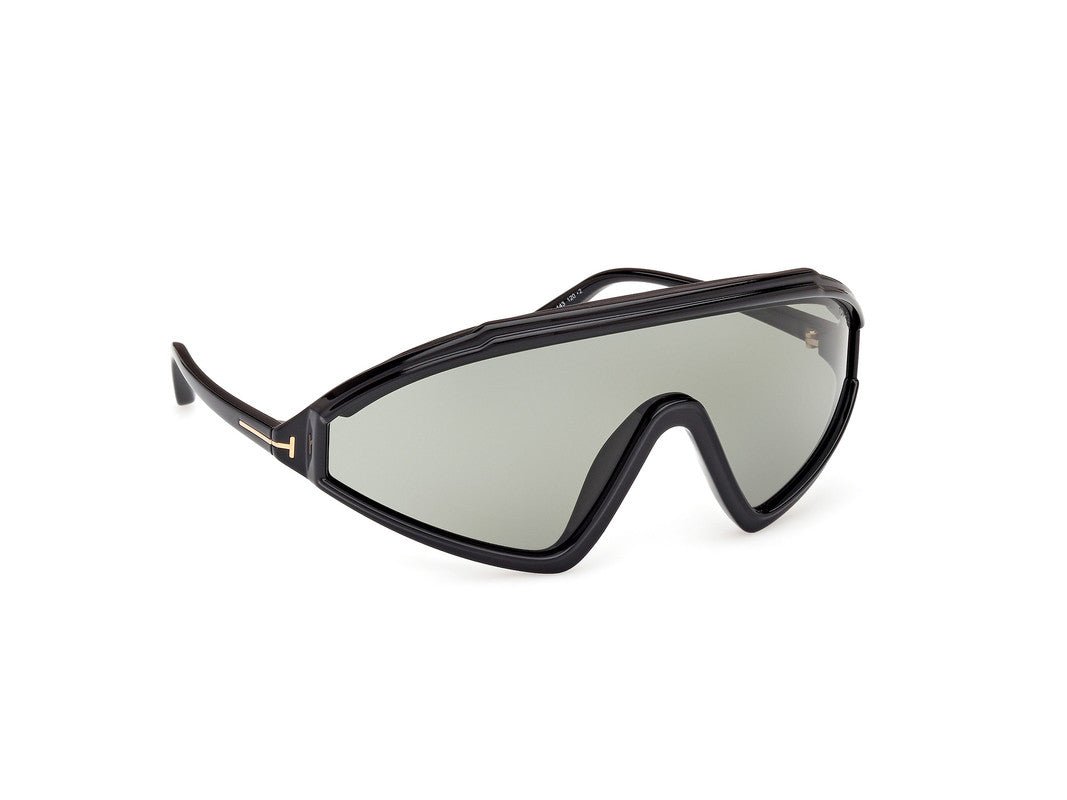 Shiny Black Male Sunglasses Tom Ford 889214488206