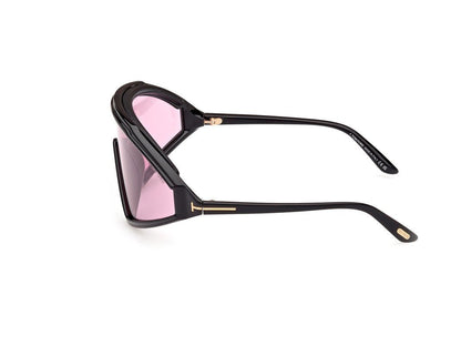 Shiny Black Male Sunglasses Tom Ford 889214476586
