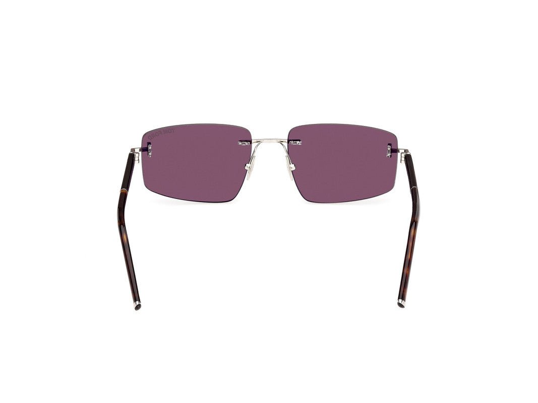 Shiny Palladium Male Sunglasses Tom Ford Private Collection 889214496836