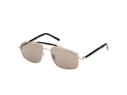 Shiny Rose Gold Male Sunglasses Tom Ford Private Collection 889214496867