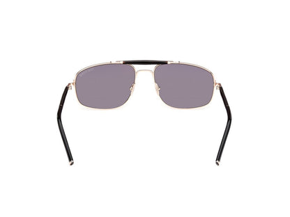 Shiny Rose Gold Male Sunglasses Tom Ford Private Collection 889214496867