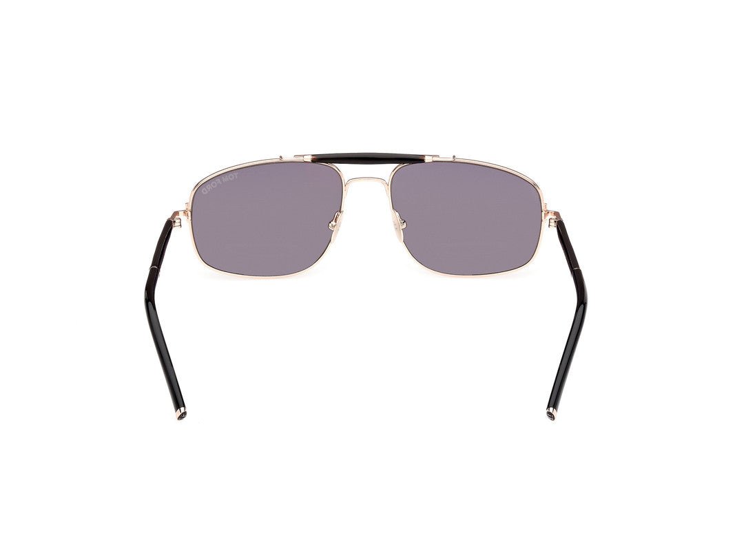 Shiny Rose Gold Male Sunglasses Tom Ford Private Collection 889214496867